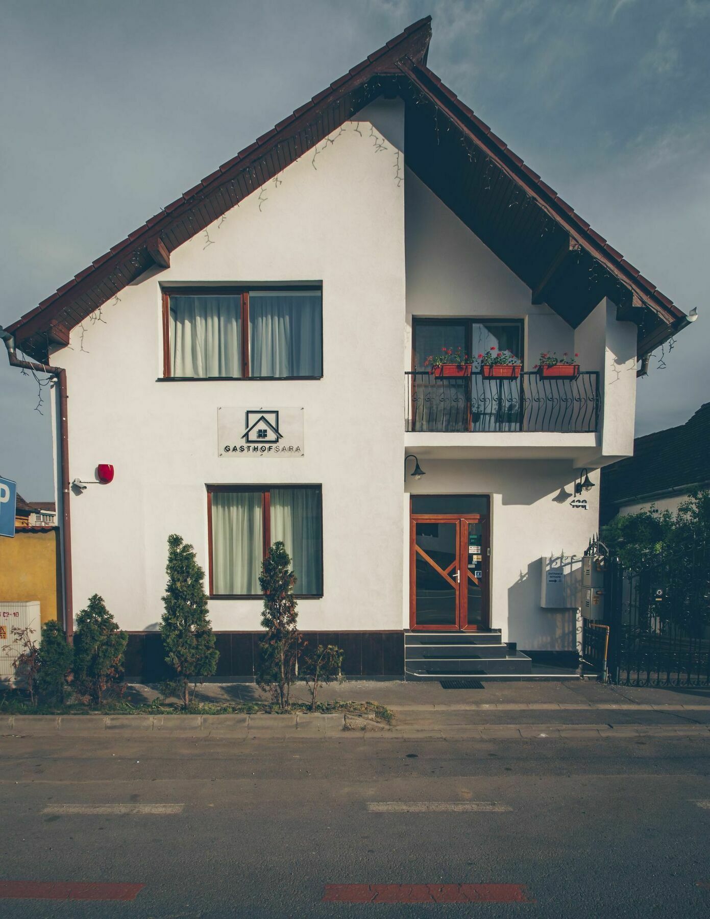 Gasthof Sara 锡比乌 外观 照片
