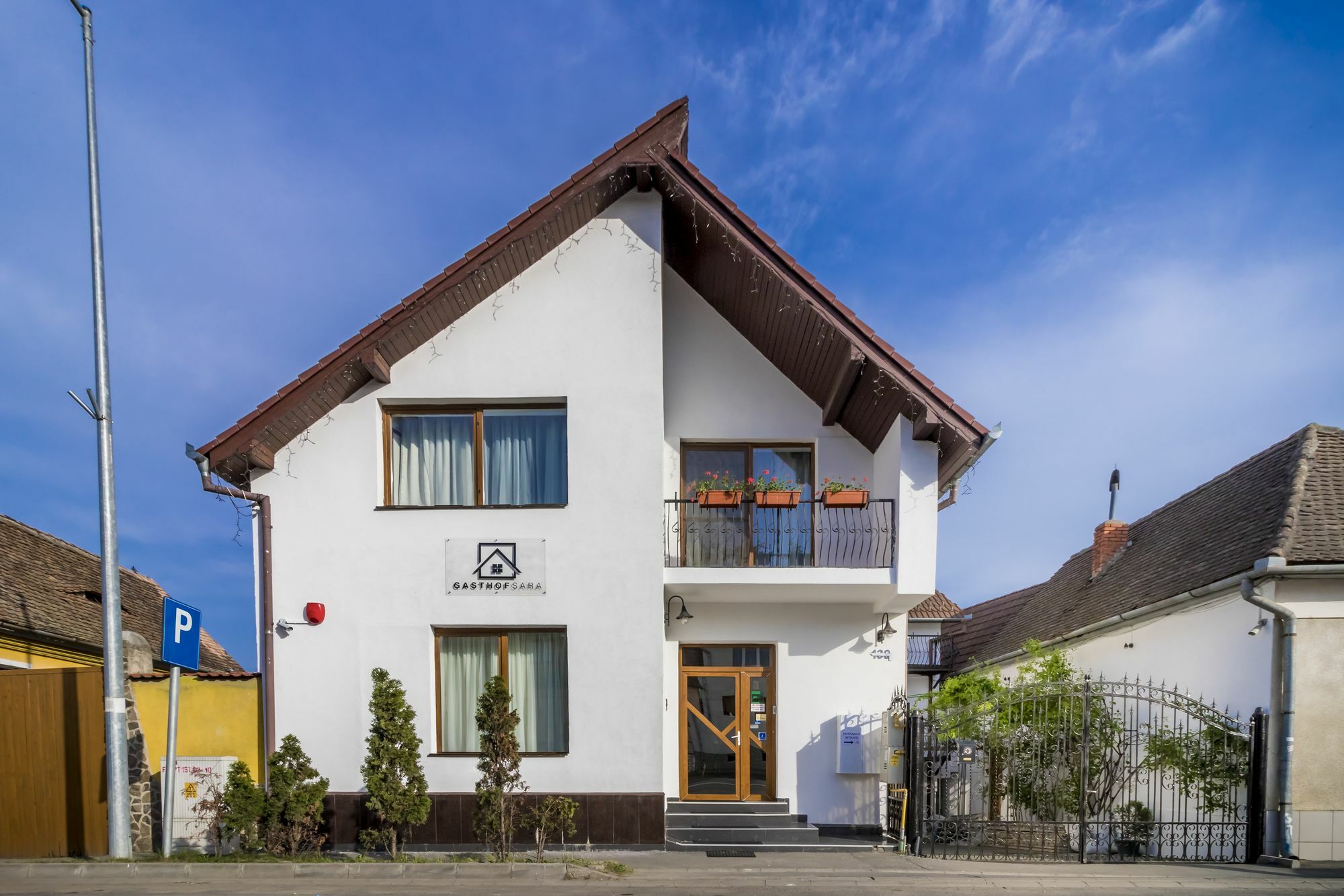 Gasthof Sara 锡比乌 外观 照片
